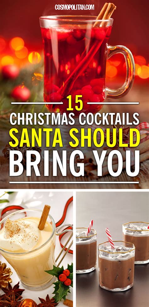 These 25 Christmas Cocktail Recipes Are Our T To You Cheers Christmas Drinks Christmas