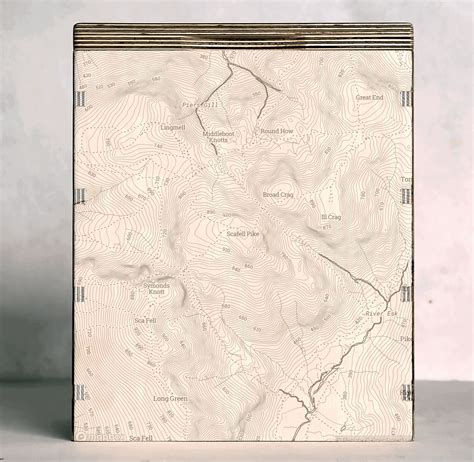 Scafell Pike Map Box From The Workshop