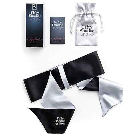 Fifty Shades Of Grey Soft Limits Satin Deluxe Wrist Tie