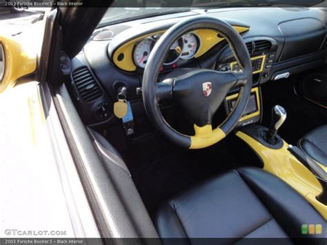 Black Interior Photo for the 2003 Porsche Boxster S #53948200 ...