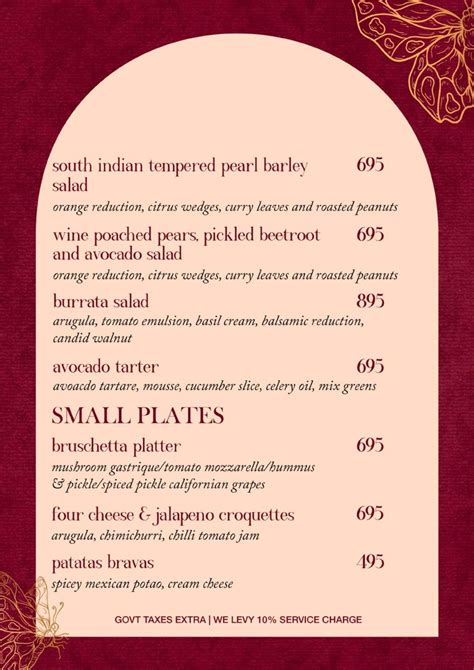 Dirt Candy Menu Menu For Dirt Candy Vasant Kunj South Delhi Delhi Ncr