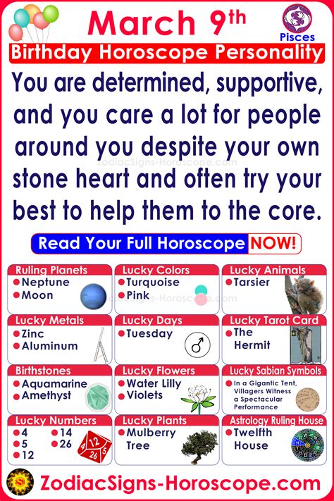 March 9 Zodiac – Full Horoscope Birthday Personality | Birthday