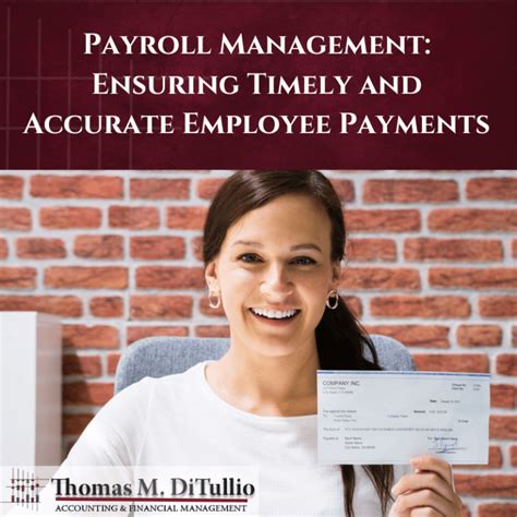 Payroll Management Ensuring Timely and Accurate Employee Payments - TMD ...