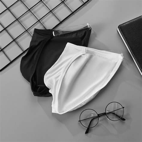 楽天市場GTOPX アイスシルク BIKINI 人気 メンズ ポーチ 透明ウェスト セクシー下着 ローライズ ストレッチ 吸水速乾