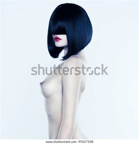 Elegant Nude Woman Short Stylish Hairstyle Stock Photo Shutterstock