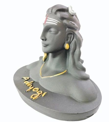 Polyresin Grey Adi Yogi Statue Temple At ₹ 65piece In New Delhi Id