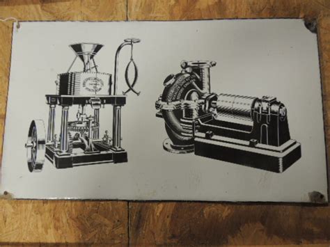 Blackstone Engine Single Sided Porcelain Sign Aumann Auctions Inc
