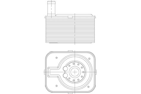 Радиатор масляный для автомобилей Golf /Touareg 2.0TDI/3.6 FSi LUZAR ...