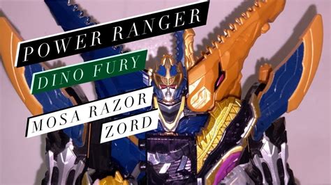 Power Rangers Dino Fury Mosa Razor Zord Ryusoulger Mosa Rex Kishiryu Neptune Youtube