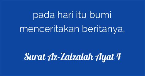 Detail Surat Al Zalzalah Ayat 4 Koleksi Nomer 13