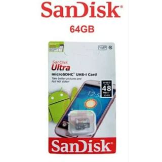 Jual Memory Card SanDisk Ultra 64GB Kartu Memori Micro SD Memori Hp All