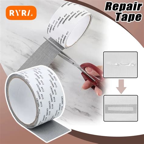 RYRA Cinta De Reparaci N De Mosquitera Autoadhesiva Para Pantalla De