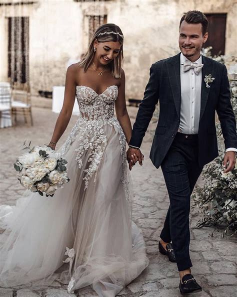 We can't get enough of Aylin in our #Gia gown and her new husband Tobias - does it get anymore ...