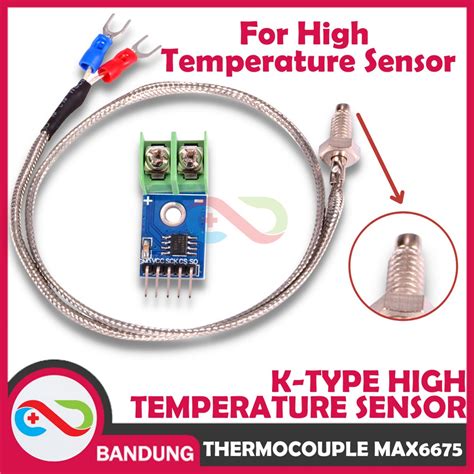 Jual K TYPE K THERMOCOUPLE MAX6675 MODULE HIGH TEMPERATURE SENSOR FOR