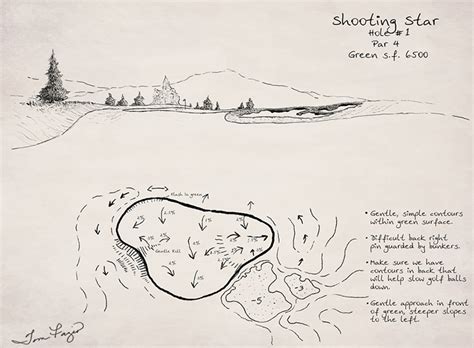 Golf Course Sketch at PaintingValley.com | Explore collection of Golf ...