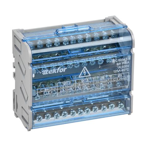 Шины на DIN-рейку (кросс-модуль) IEK TEKFOR ШНК 4x11 3L+PEN TF-DN10-4 ...