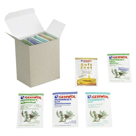 Probensortierung GEHWOL FUSSKRAFT Sommer Inhalt 25 Stück