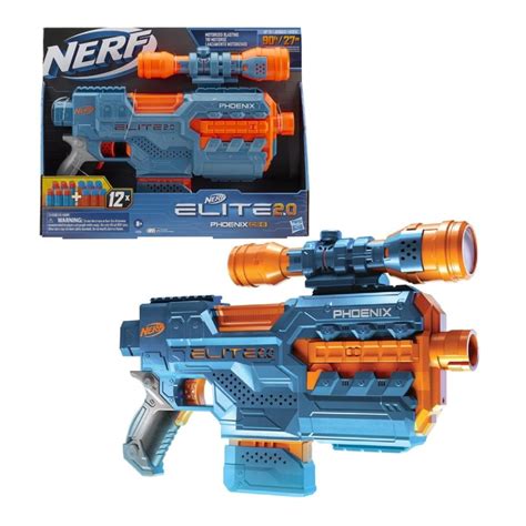 Lanzador Hasbro Nerf Elite 2 0 Phoenix Cs 6 12 Dardos E9961 Walmart