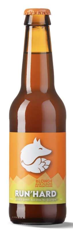 Bière blonde sans alcool ni gluten BIO Run hard cl La Belle Vie