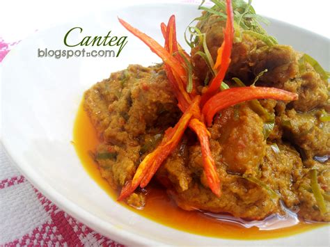 resepi rendang ayam canteq