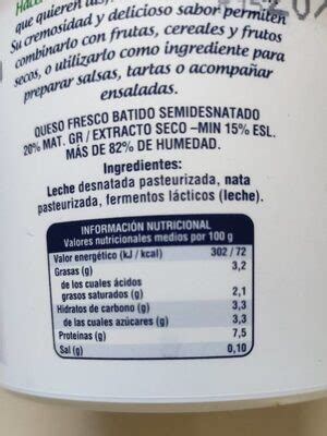 Queso Fresco Batido Semidesnatado Hacendado De Mercadona Info Precio