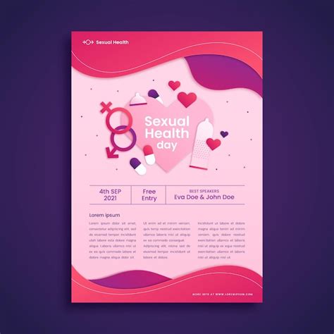 Free Vector World Sexual Health Day Landing Page Template