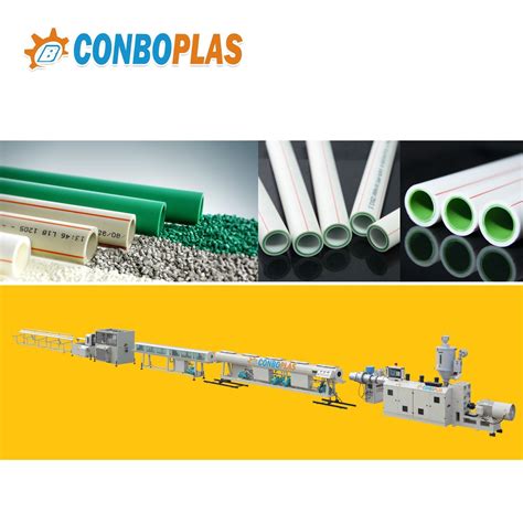 Plastic Machine Plastic Extruder Hot Cold Water Pipe Ppr Pipe Extruder Making Machine Plastic