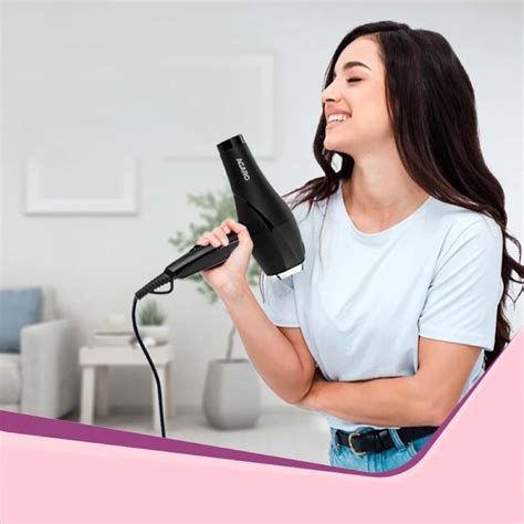 Professional Hair Dryer With Comb Hot Cold Air Speed Temperature Settings With Cool Shot