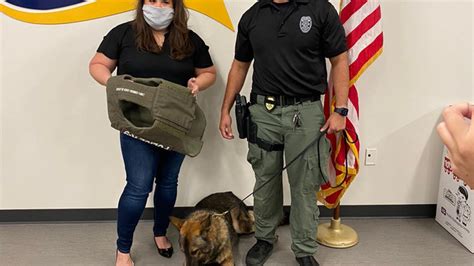 Mount Pleasant K9 Lobo Receives Body Armor Donation