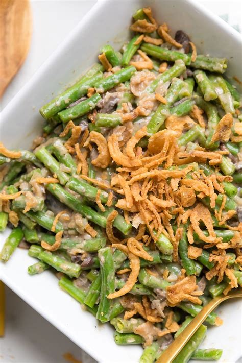 Vegan Green Bean Casserole Make It Dairy Free Vegan Green Bean