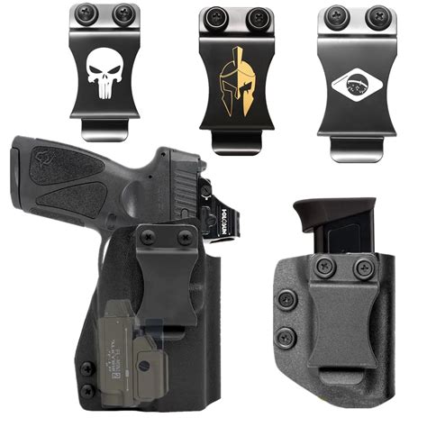 Velado Coldre Interno Kydex Para Taurus G Toro Olight Pl Mini