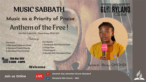 Sda Church Gloryland Music Sabbath Th May Youtube