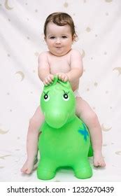 Cute Naked Babe Sitting On Rubber Stock Photo 1232670439 Shutterstock