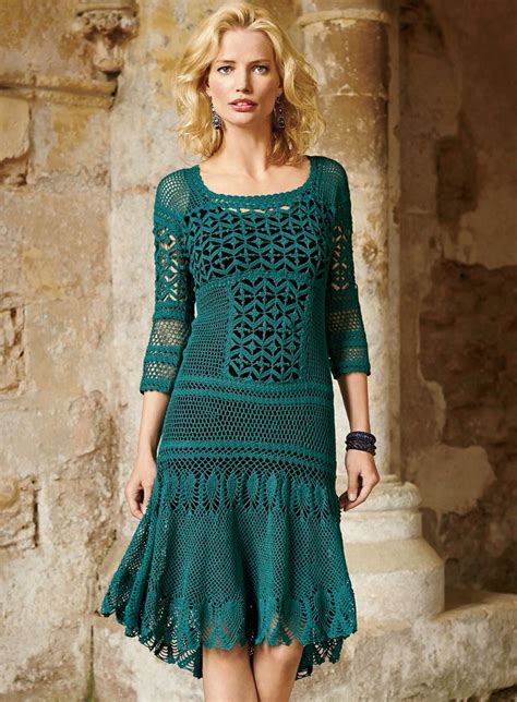 Peruvian Connection Zelda Pima Cotton Dress Crochet Cocktail Dress