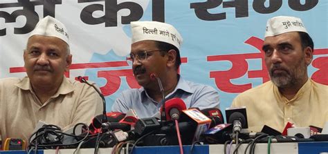 Aam Aadmi Party chief Arvind Kejriwal promises full statehood for Delhi ...