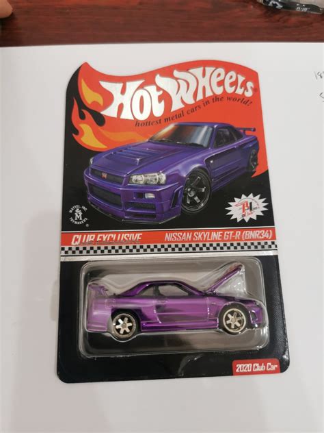 Hot Wheels Rlc Nissan Skyline GT R R34 Hobbies Toys Toys Games On Carousell