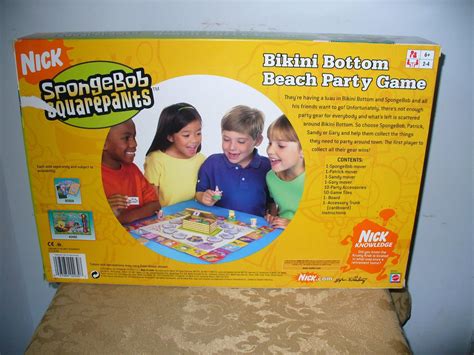 Spongebob Squarepants Bikini Bottom Beach Party Board Game