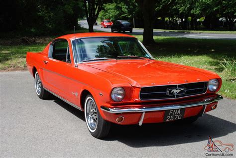 1965 Ford Mustang 289 Auto Fastback Red Iris