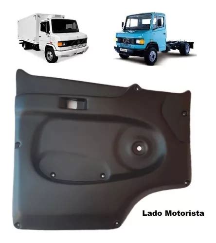 Forro De Porta Caminhão Mercedes Benz Mb 710 Plus Preto Le R 260 em