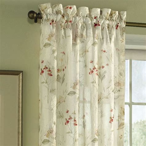 Floral Sheer Curtains Photo | Seoul Garden Decor