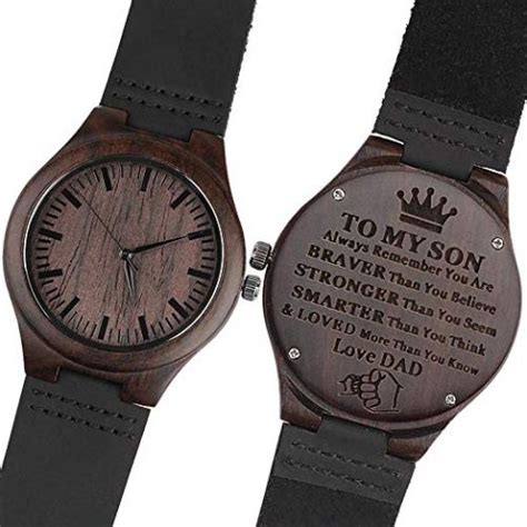 Engraved Wooden Watch | Thatsweetgift