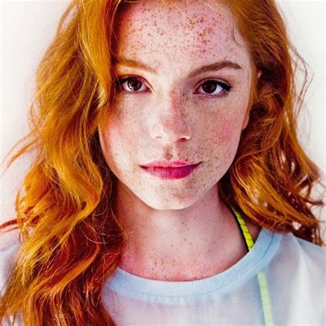 Luca Hollestelle Beautiful Freckles Red Hair Beautiful Redhead