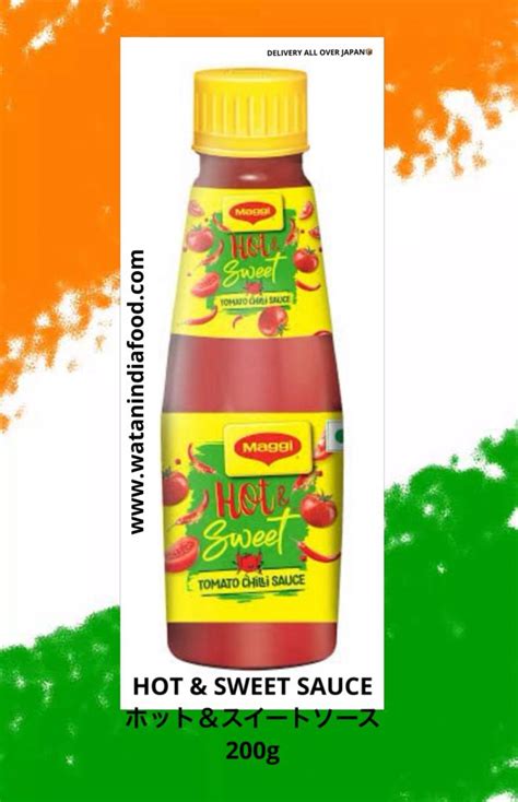 Maggi Hot Sweet Tomato Chilli Sauce 200g Pack Watan India Foods Spices