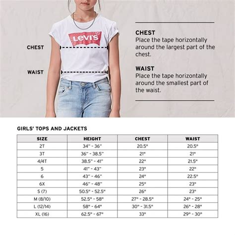 Levi Shirt Size Chart Tranetbiologiaufrjbr