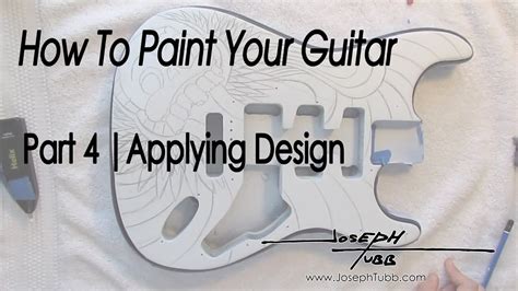 How To Paint Your Guitar Part 4 Youtube