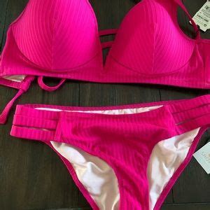 Swim Hot Pink Bikini Poshmark