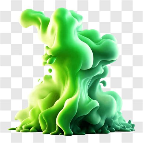 Download Abstract Green Liquid Art PNG Online - Creative Fabrica