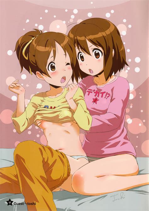 Hirasawa Yui And Hirasawa Ui K On Drawn By Toshipunk Danbooru