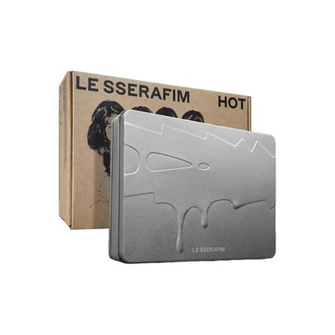 Le Sserafim Hot Tin Case Ver Cd Album Ebay