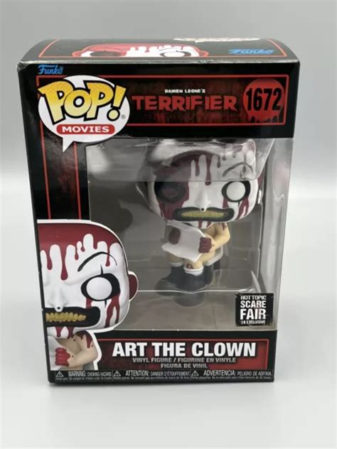 TERRIFIER ART THE Clown Bloody Hot Topic Scare Fair Funko Pop PicClick UK